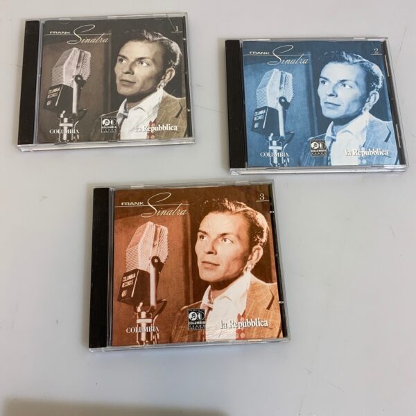 3 CD Musicali Raccolta Frank Sinastra Columbia Repubblica