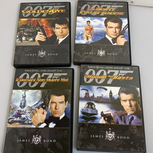 4 DVD di James Bond 007 con Pierce Brosman - 20Th Century Fox