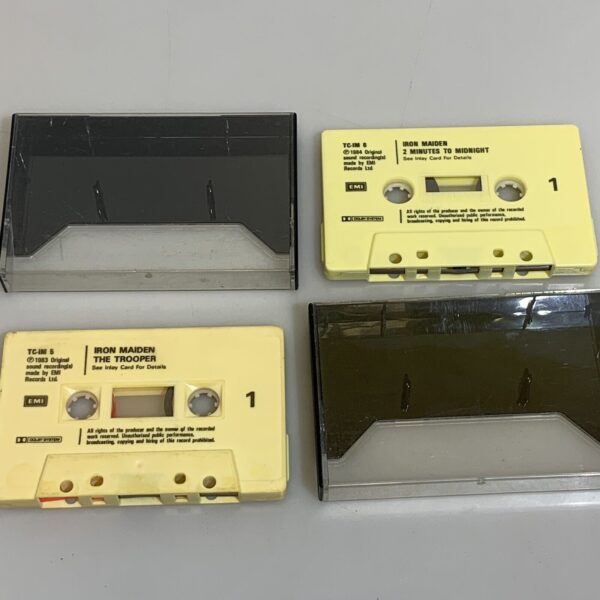 Audio Cassetta Iron Maiden The Tropper - 2 minutes to midnight EMI 1983 1984