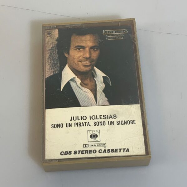 Audio Cassetta Julio Iglesias "Sono un pirata sono un signore" CBS Stereo