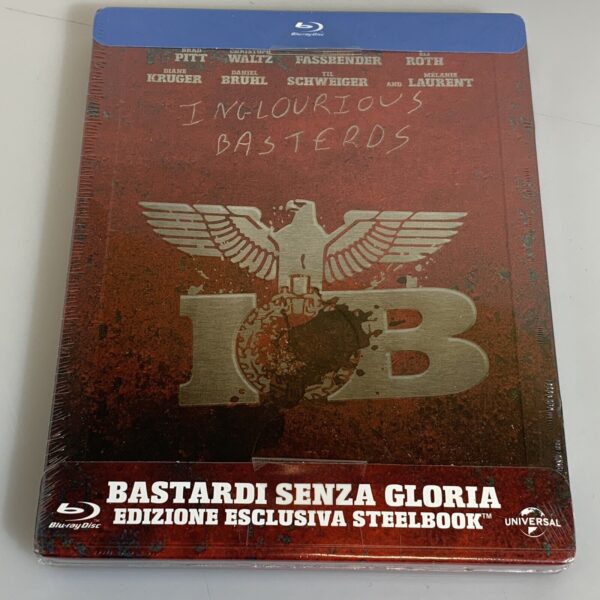 Bastardi senza gloria Edizione Steelbook Universal Film DVD Blueray Sigillato