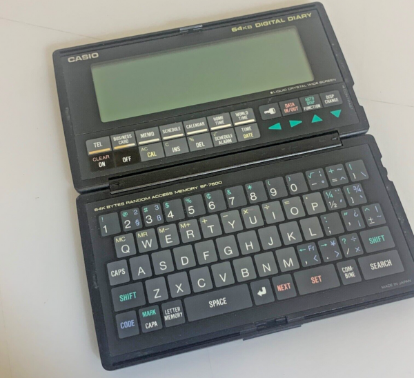 Calcolatrice elettronica Casio Digital Diary 64kb da testare