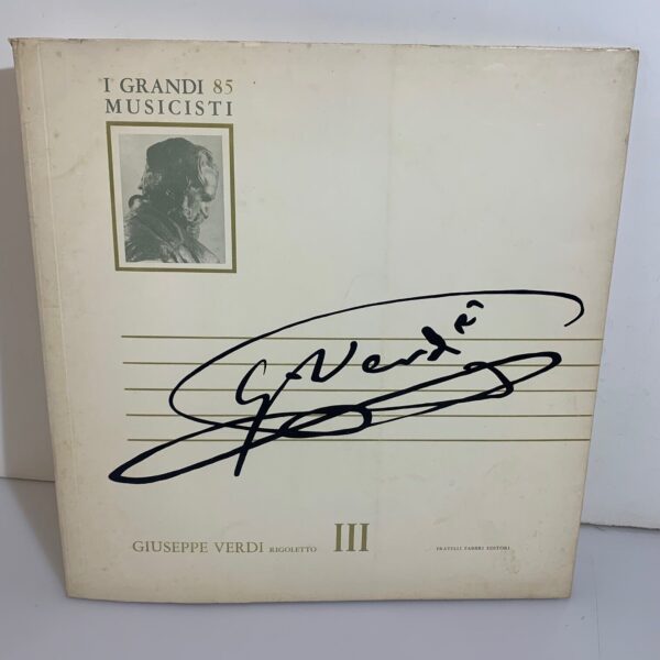 Disco in Vinile 33" giri di Giuseppe Verdi LP85 Il rigoletto Parte tre