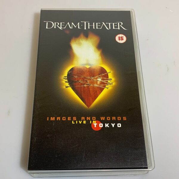 Dream Theater Images and words Live in Tokio VHS Video Cassetta