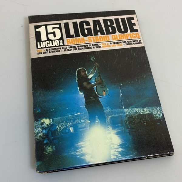 DVD Ligabue Concerto Roma Stadio Olimpico 15 Luglio 2002
