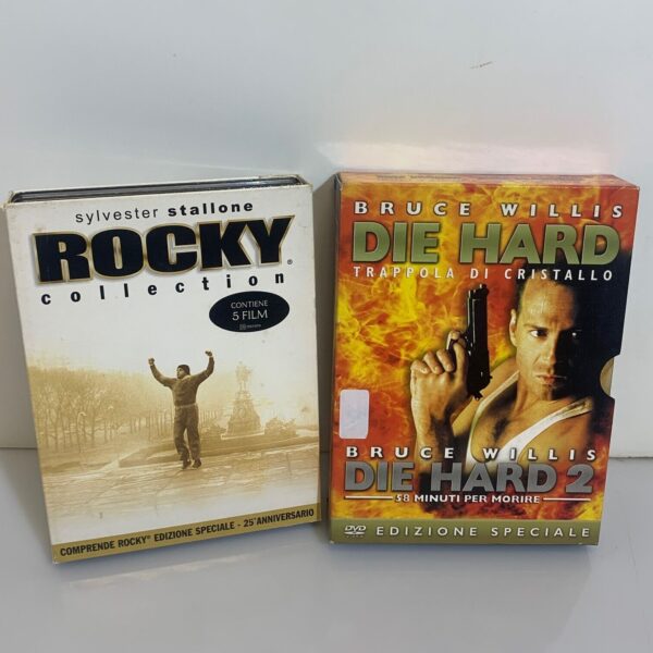 FILM in DVD Rocky Collection Stallone e DIE HARD Edizione Speciale Bruce Willis