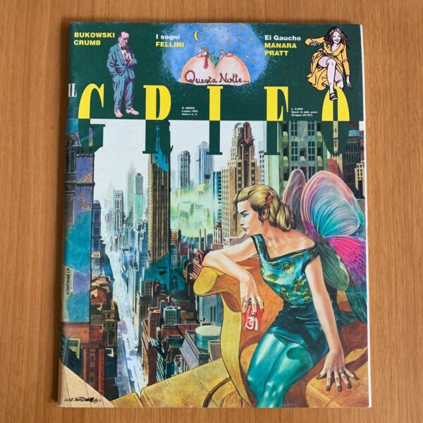 Il grifo fumetto n.4 Luglio 1991 I sogni Fellini Pratt Manara