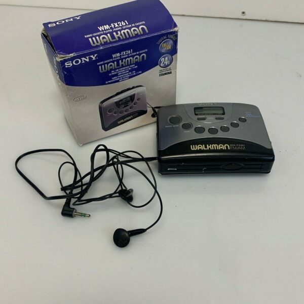 Lettore di cassette a nastro Player con radio AM/FM Walkman Sony FX261 audiotape