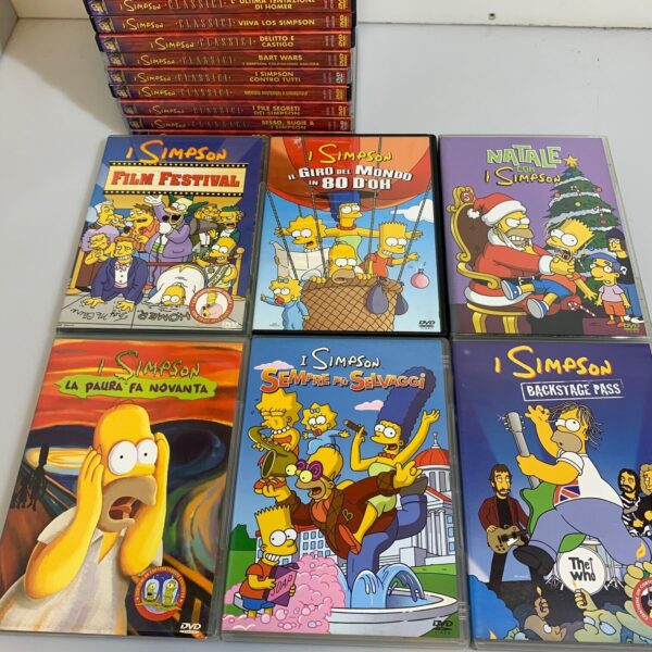 Lotto di 21 Film in DVD I Simpson Classici italiano Classics Cartoni