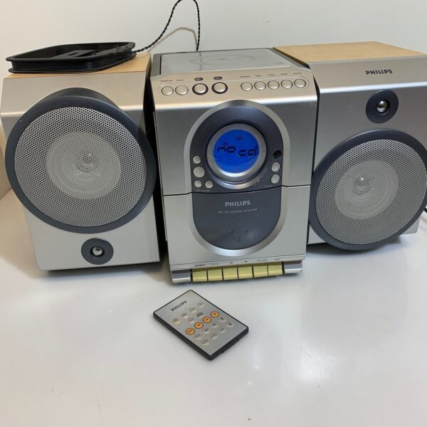 Mini Stereo compatto Philips Hi-fi MC150/22 con casse esterne 4 OHM
