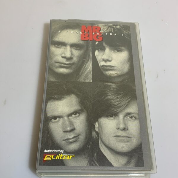 MR BIG a group Portrait VHS Video Cassetta