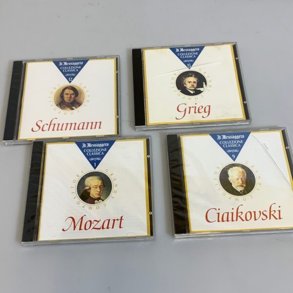 Musica Classica 4 CD Schumann Grieg Mozart Ciaikovski Compositori