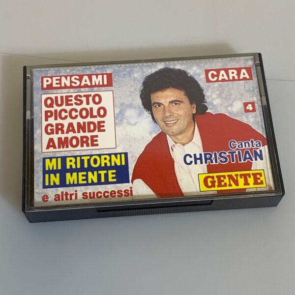 Musicassetta Canta Christian Gente audio cassetta