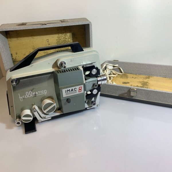 Proiettore Vintage IMAC 8 mm fullmatic Muto con valigetta da Testare