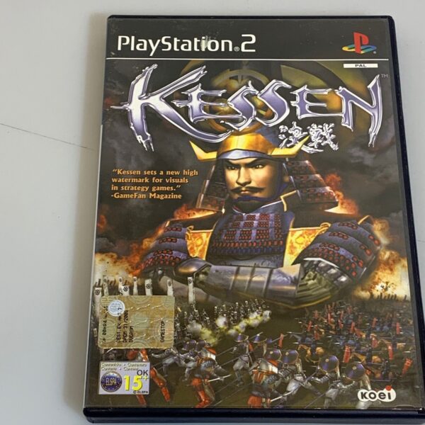 PS2 KESSEN Playstation 2 PAL UK videogioco EA 2000 usato