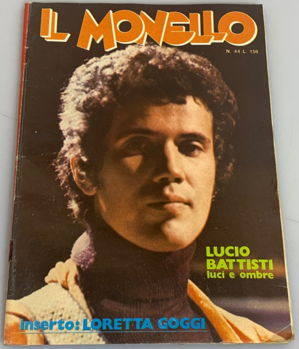 Rivista Il Monello con Lucio Battisti Luci e ombre N.44