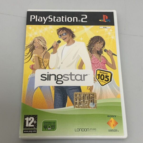 Singstar Radio 105 Network Playstation 2 PS2 PAL ITA con manuale