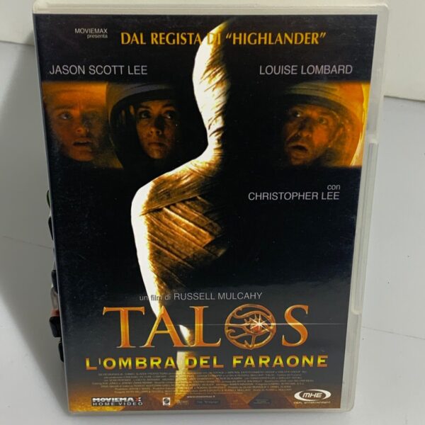 TALOS l'ombra del faraone DVD video Moviemax 1998 Christopher Lee