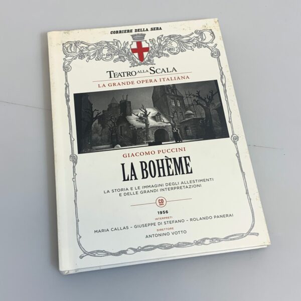 Teatro alla scala LA BOHEME di Giacomo Puccini 2 CD + Opera