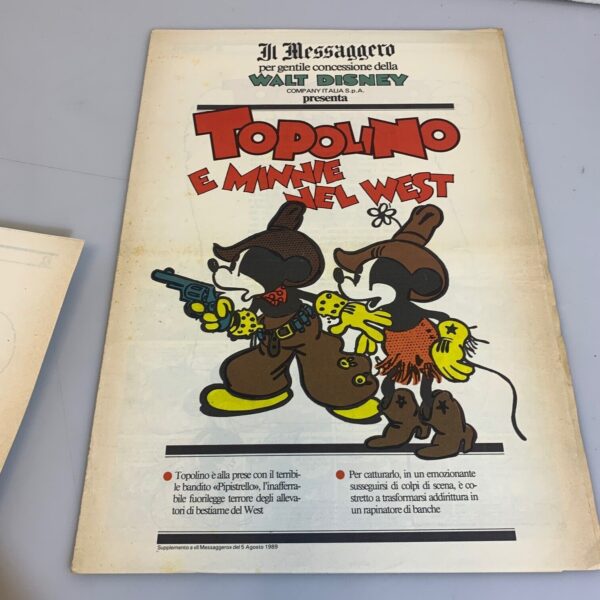 Topolino e Minnie nel west Supplemento del messaggero