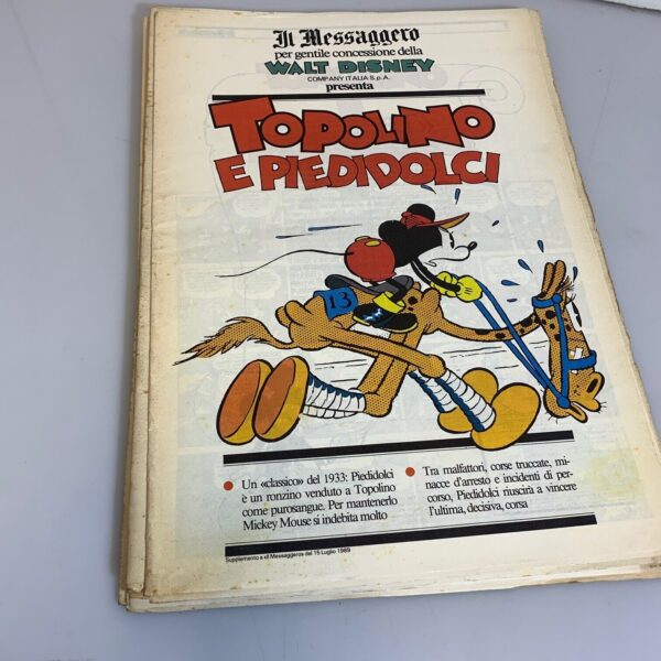 Topolino e piedidolci Supplemento del messaggero Fumetto