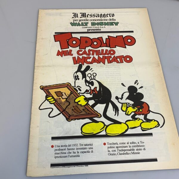 Topolino nel castello incantato Supplemento del messaggero fumetto