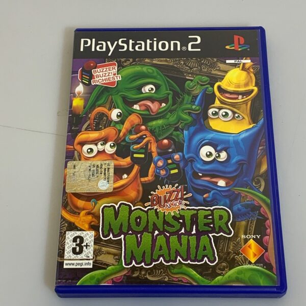 Videogioco Playstation 2 PS2 Buzz Junior Monster Mania PAL Italiano usato